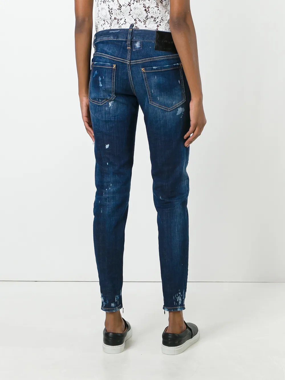 DSQUARED2 Super skinny jeans Blauw