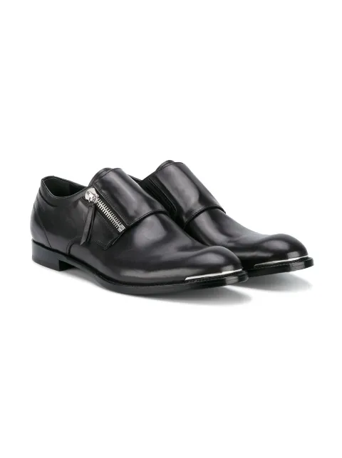 alexander mcqueen black leather dress shoes