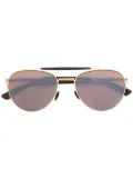 Mykita pilot-frame tinted sunglasses - Brown