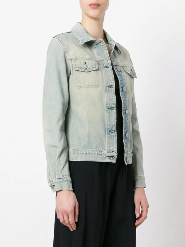 【特別送料無料！】 Helmut Lang Pre-Owned ストーンウォッシュ加工 デニム ジャケット・アウター
