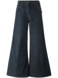 Jean Paul Gaultier Pre-Owned wide flare jeans - Blue