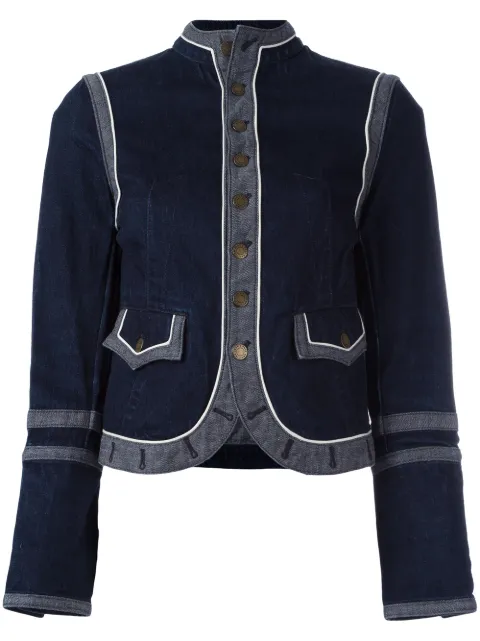 Jean Paul Gaultier Pre-Owned fitted denim jacket