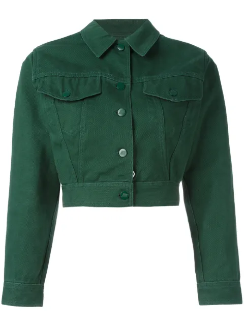Jean Paul Gaultier Pre-Owned cropped denim jacket