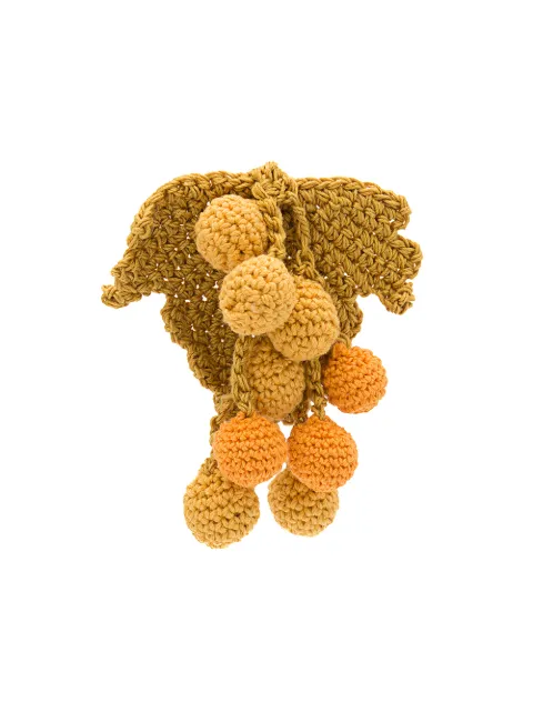 Rosie Assoulin knit grape earrings