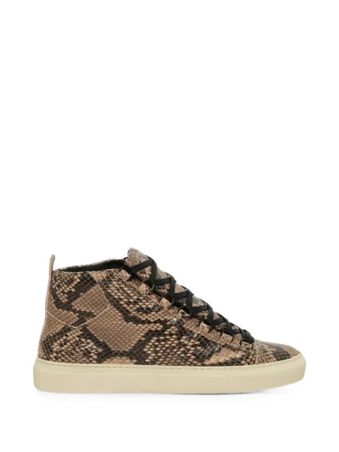 Balenciaga snakeskin-effect high-top sneakers 