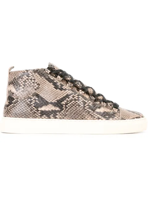 Balenciaga snakeskin effect sneakers 