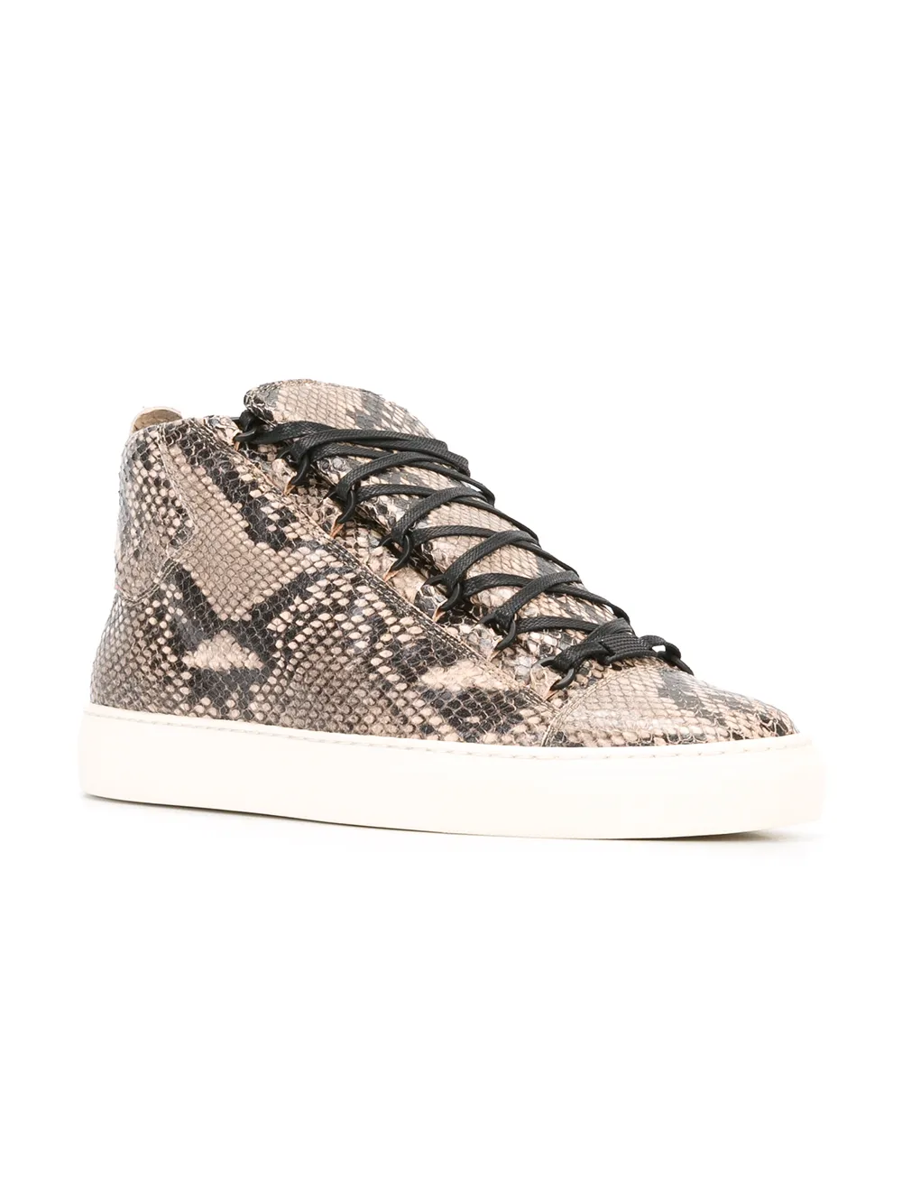 Balenciaga snakeskin effect sneakers Bruin
