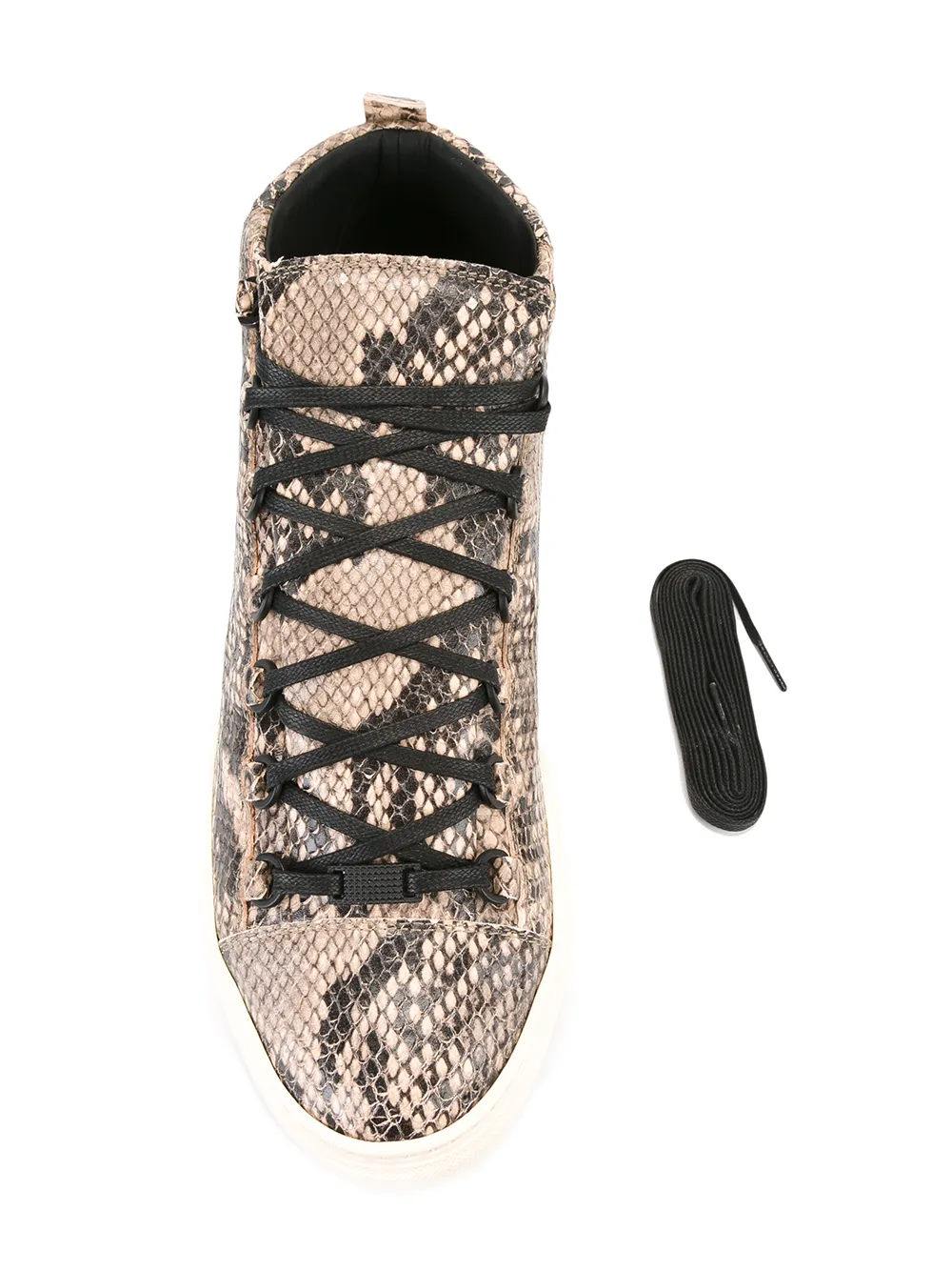 Balenciaga snakeskin effect sneakers Bruin