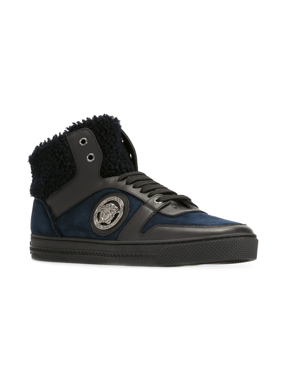 versace medusa hi-top sneakers