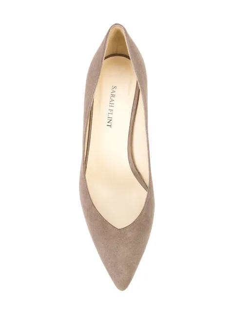 SARAH FLINT EMMA BLOCK HEEL PUMPS, TAUPE SUE | ModeSens