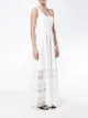 Nº21 sleeveless macrame lace dress