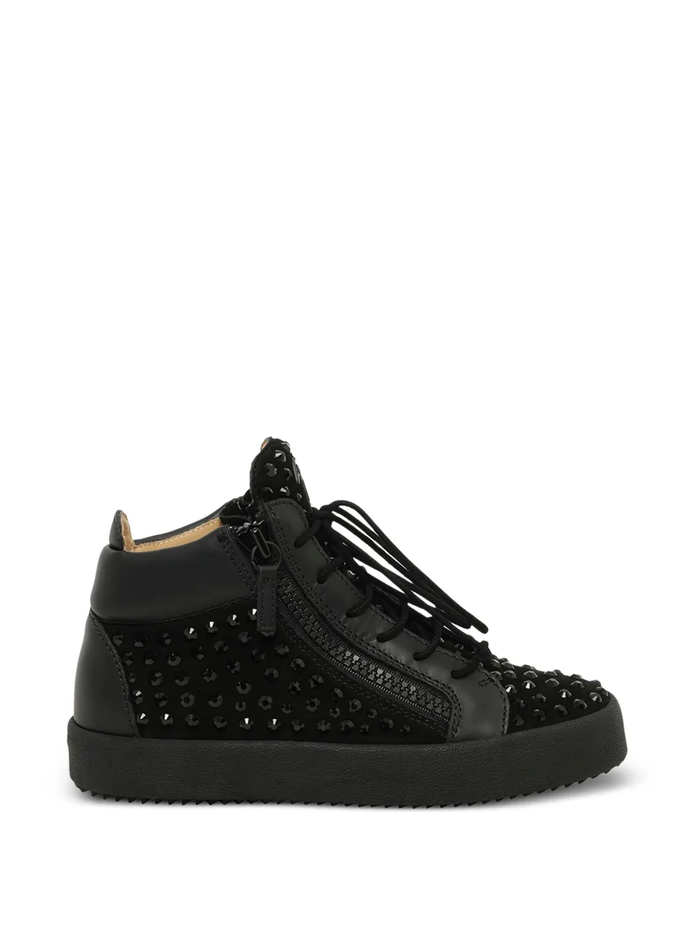 Giuseppe Zanotti 'Kriss' High-Top-Sneakers - Schwarz