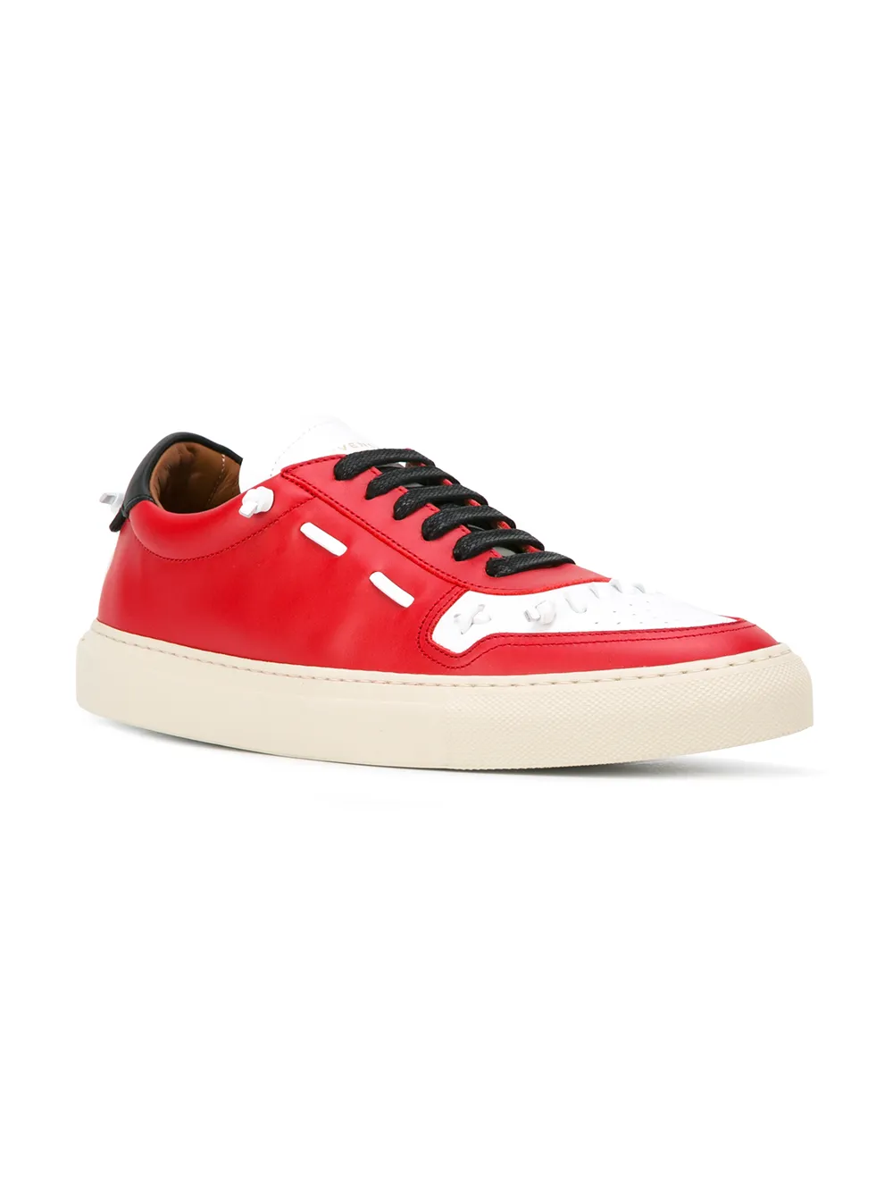 Givenchy paneled low top sneakers Rood