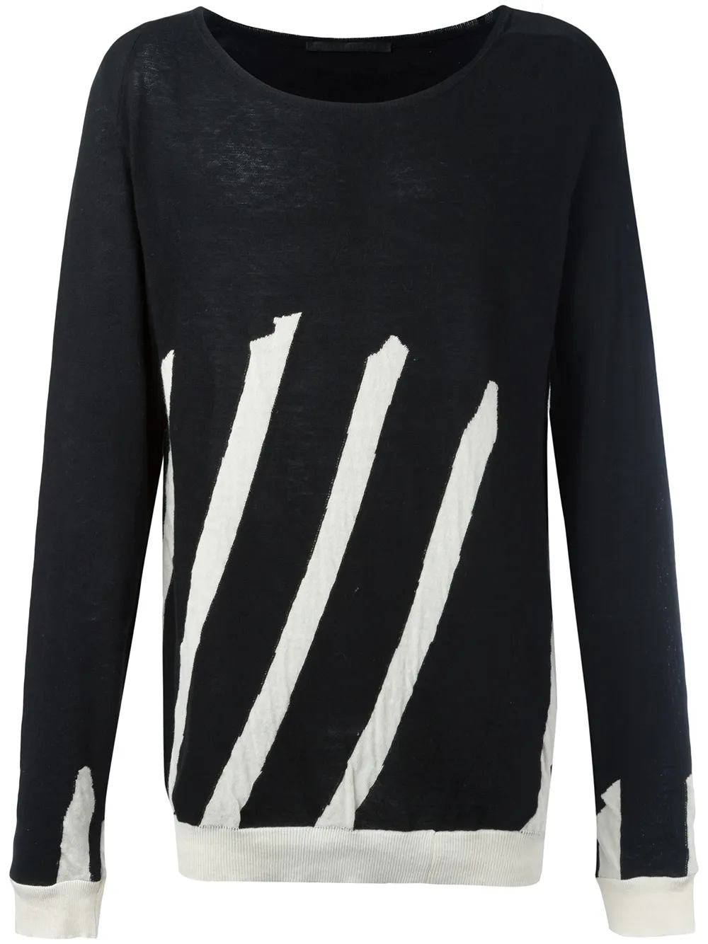 Haider Ackermann striped jumper | Black | Image 1