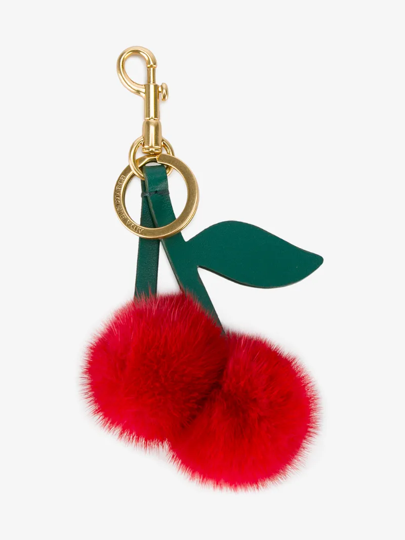 Anya Hindmarch cherry keyring