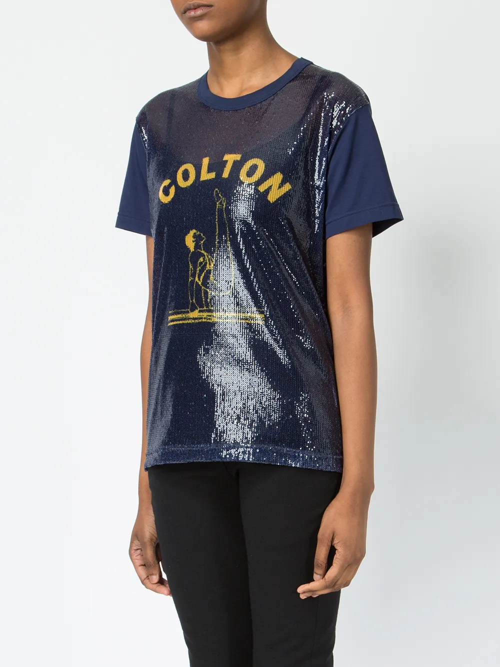 Junya Watanabe Colton T-shirt Blauw