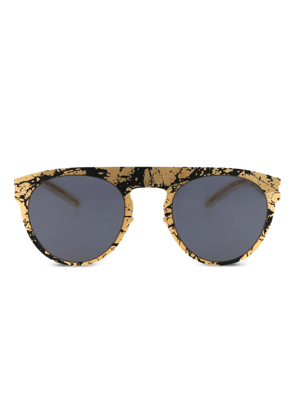 Mykita x Maison Margiela pilot-frame sunglasses | Gold | Image 1