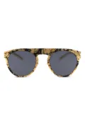Mykita x Maison Margiela pilot-frame sunglasses - Gold