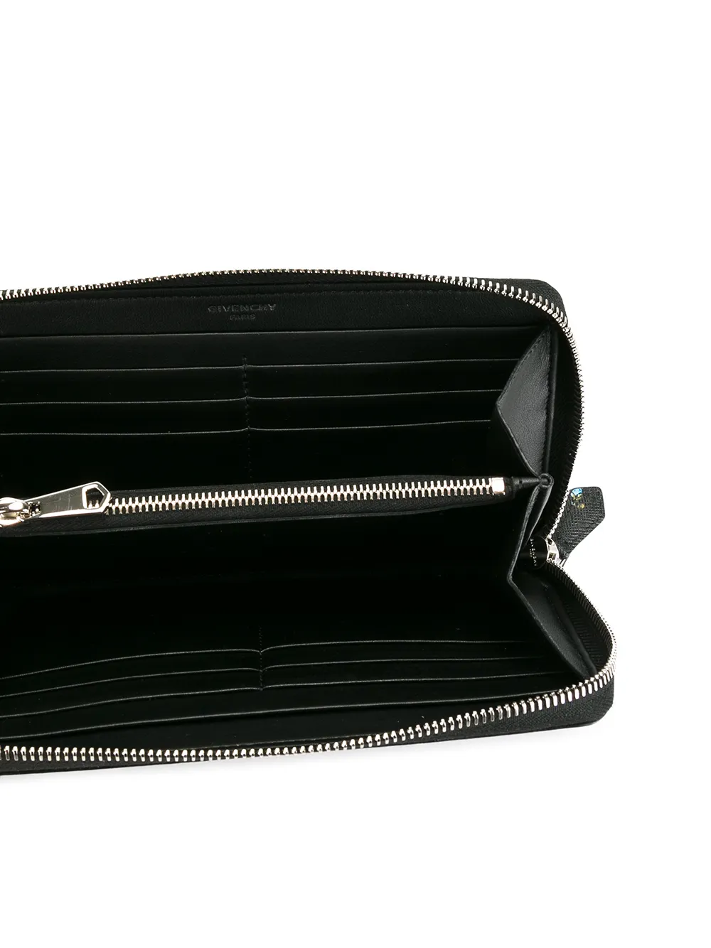  Givenchy 'pandora' Portemonnaie Mit Blumen Print   Schwarz 