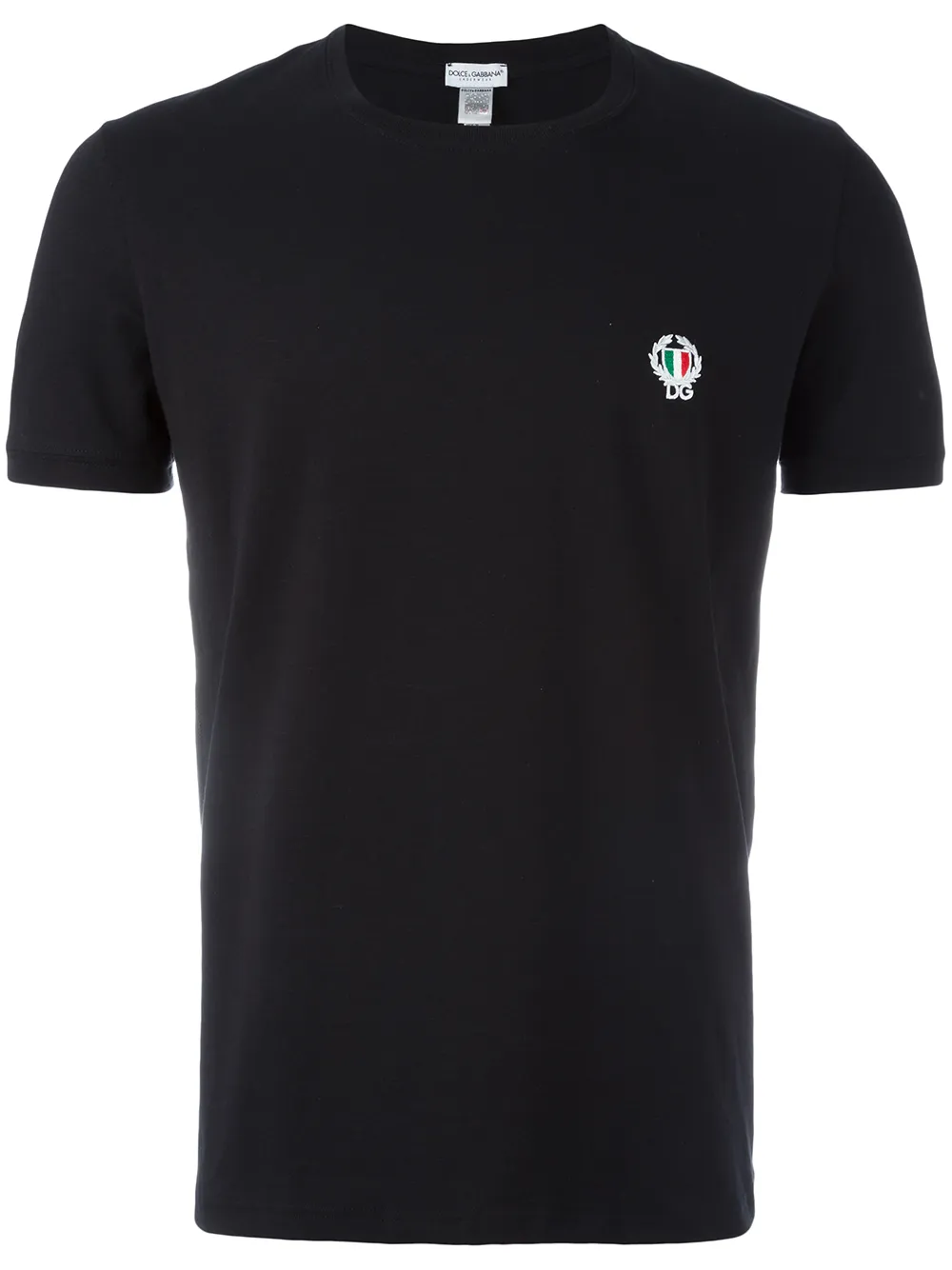 

Dolce & Gabbana playera con cuello redondo - Negro