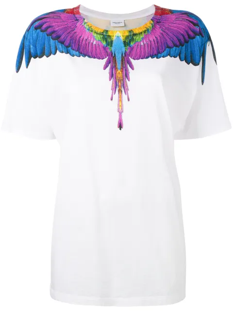 COUNTY OF MILAN T-Shirt mit Flügel-Print