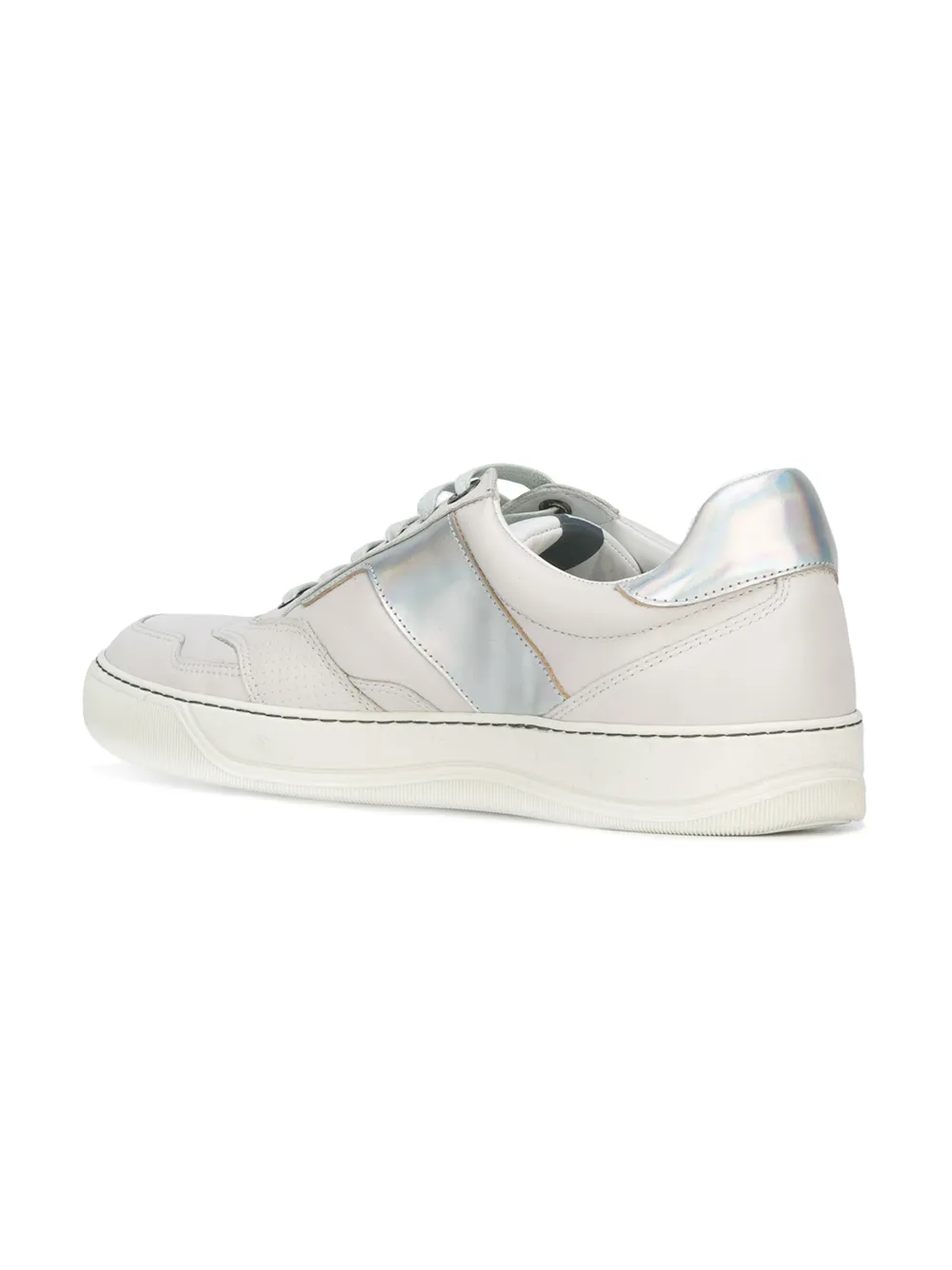 Lanvin iriserende paneel sneakers Grijs
