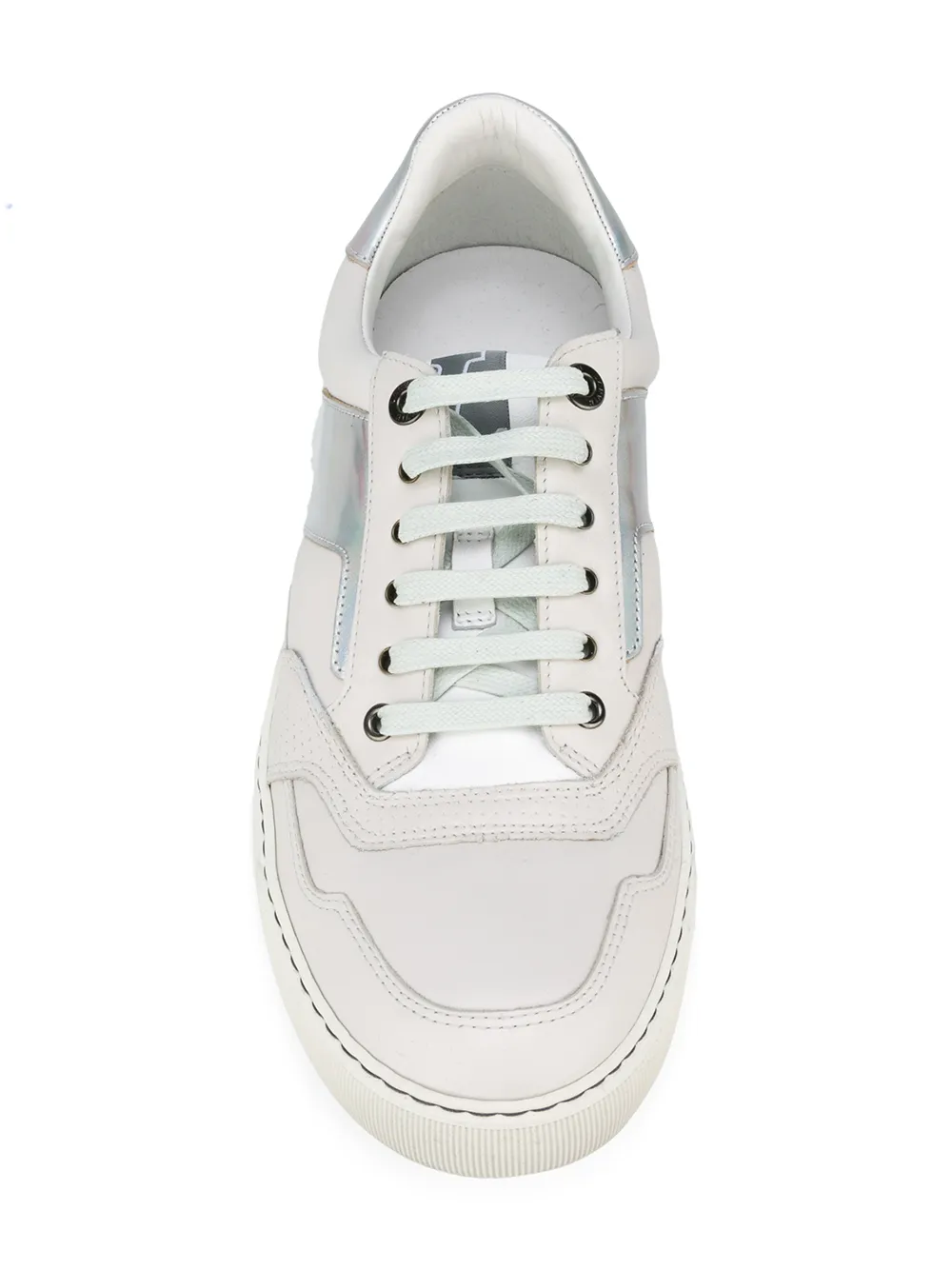 Lanvin iriserende paneel sneakers Grijs