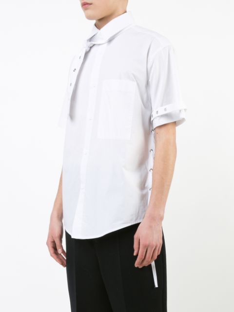 CRAIG GREEN Eyelet Detail Short Sleeve Shirt | ModeSens