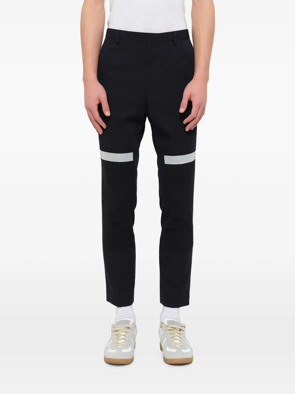 Lanvin band detail trousers - Blu