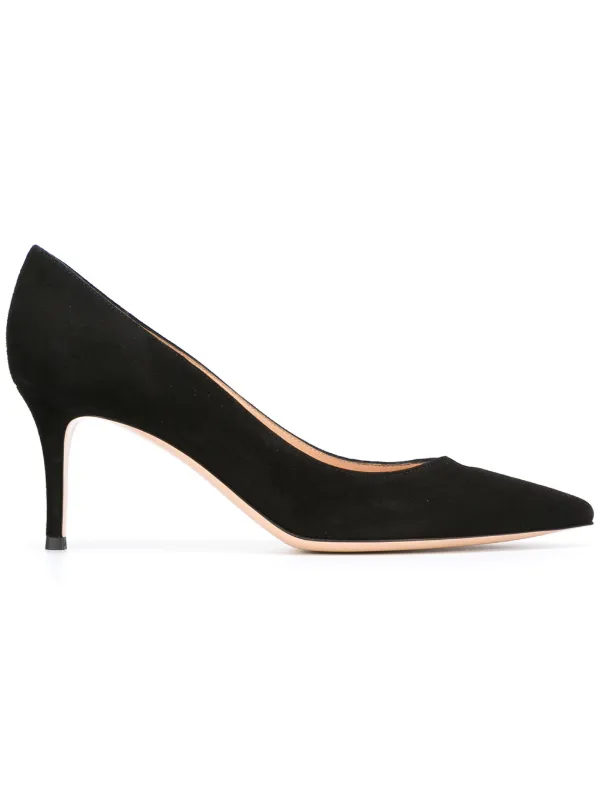 Gianvito rossi black suede pumps best sale