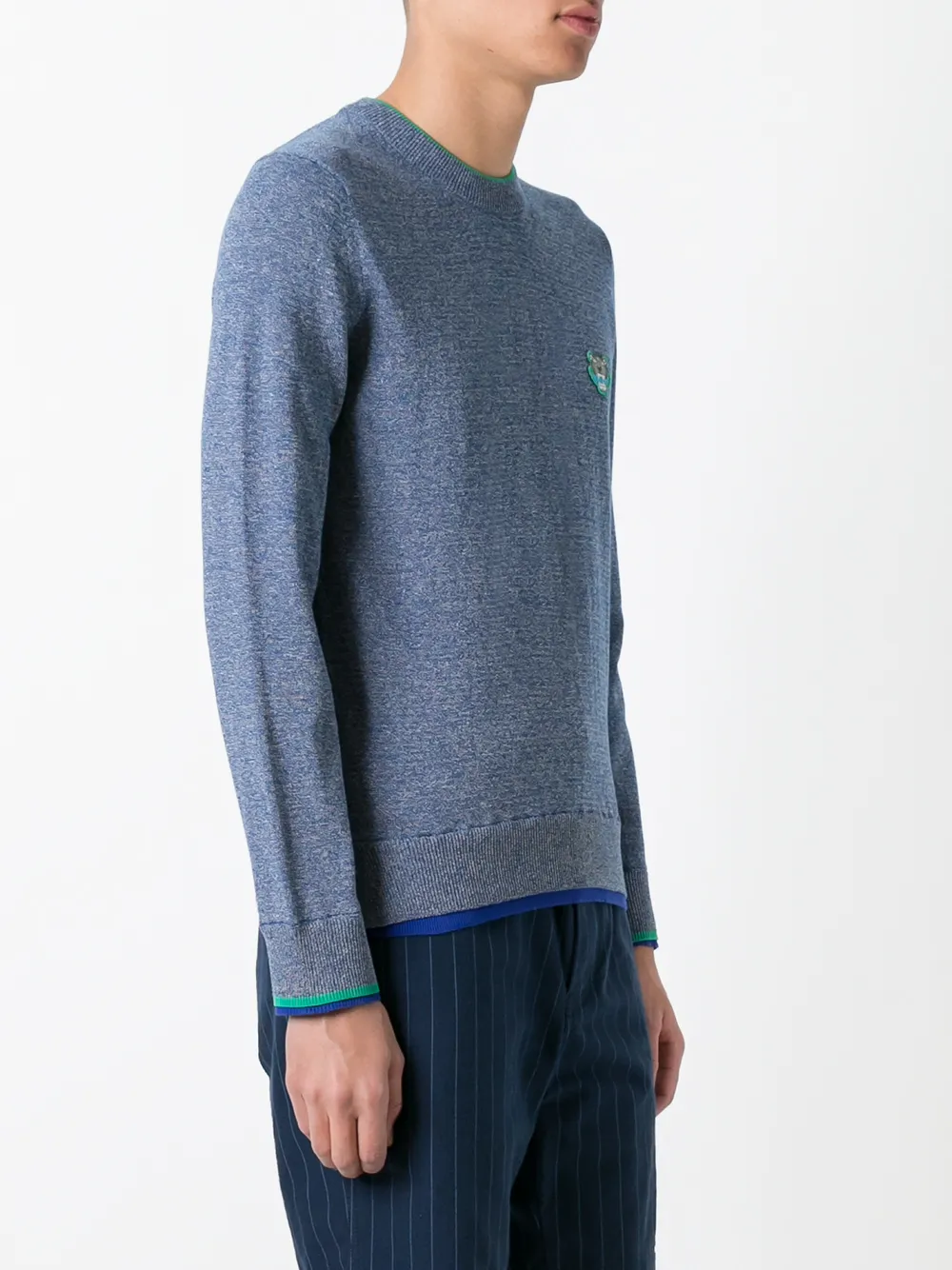  Kenzo 'mini Tiger' Pullover   Blau 