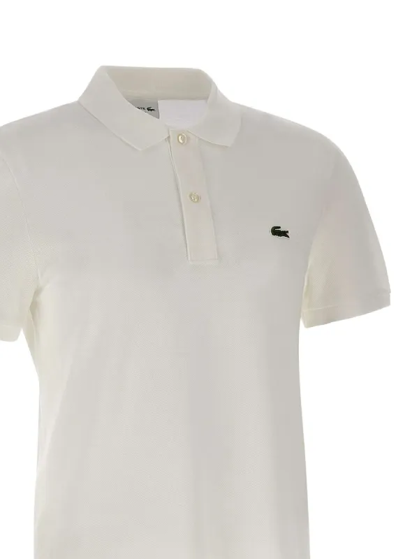 Lacoste ロゴパッチ ポロシャツ | ホワイト | FARFETCH JP