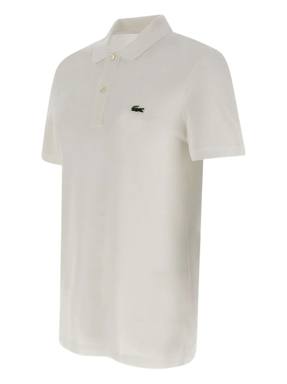  Lacoste Poloshirt Mit Logo Patch   Weiß 