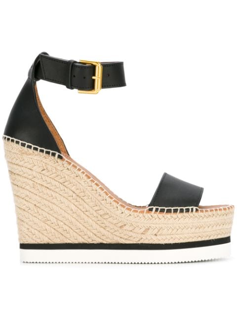 See by Chloé espadrille wedge sandals 