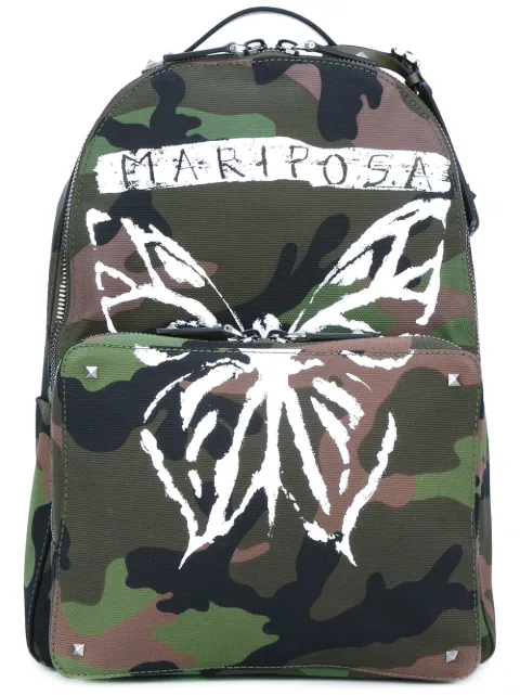 Valentino Garavani Valentino Garavani Rockstud camouflage backpack