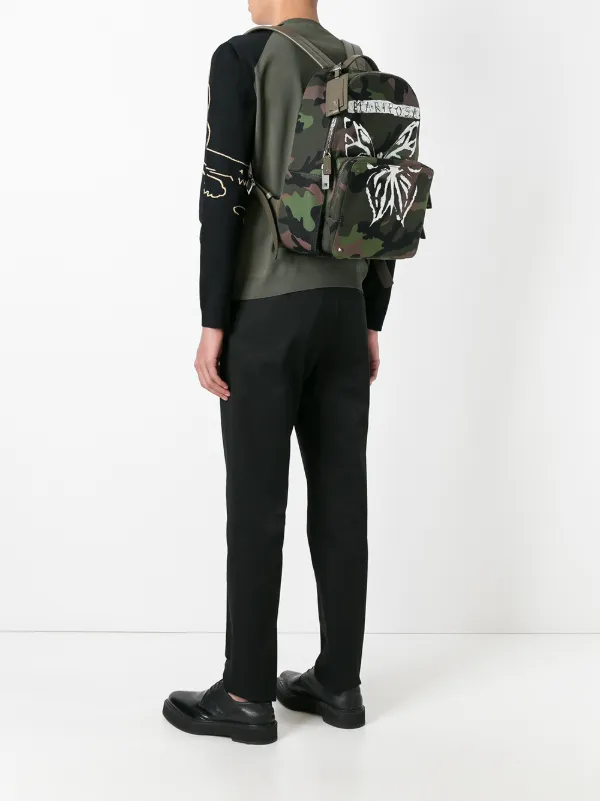 VALENTINO GARAVANI
Rockstud Army Green Graphic Camo Nylon Backpack Valentino Garavani - Rockstud Army Green Graphic Camo Nylon  main image 4