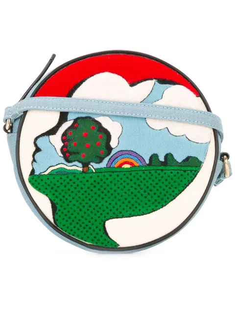 OLYMPIA LE-TAN picturesque circle crossbody bag