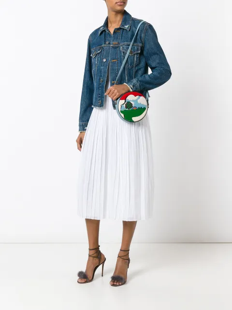 OLYMPIA LE-TAN picturesque circle crossbody bag