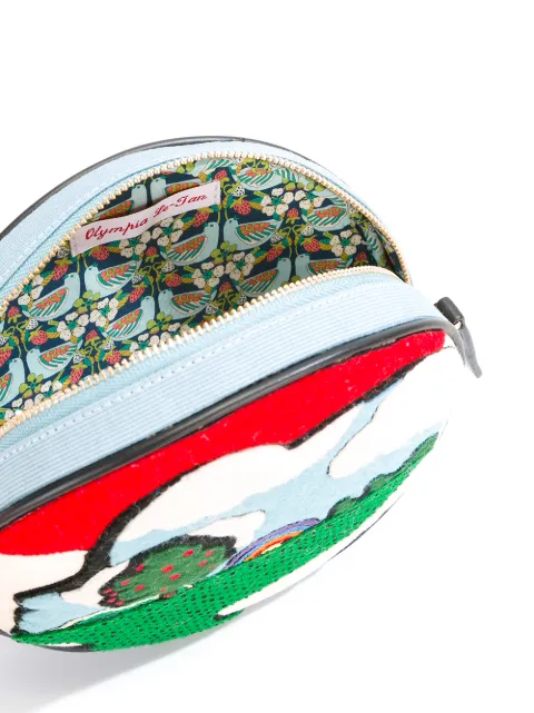 OLYMPIA LE-TAN picturesque circle crossbody bag