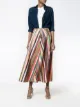 Image 2 of Rosie Assoulin rainbow stripe A-line skirt