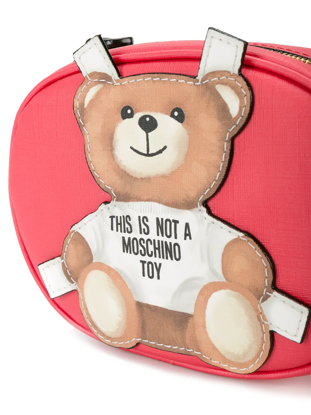 moschino 泰迪熊纸娃贴花斜挎包