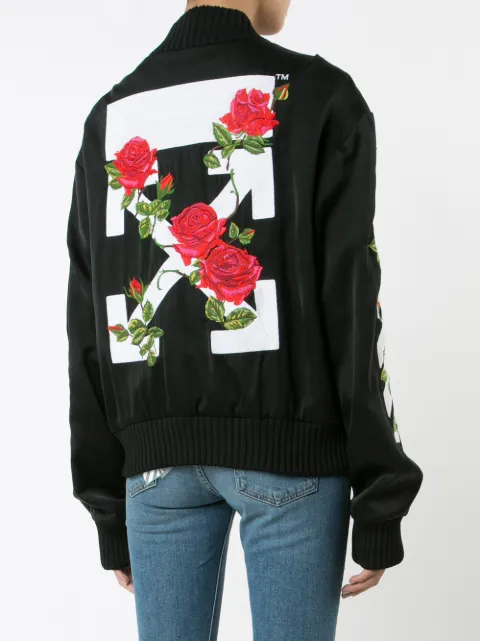 OFF-WHITE Auction House oversize bomber jacket