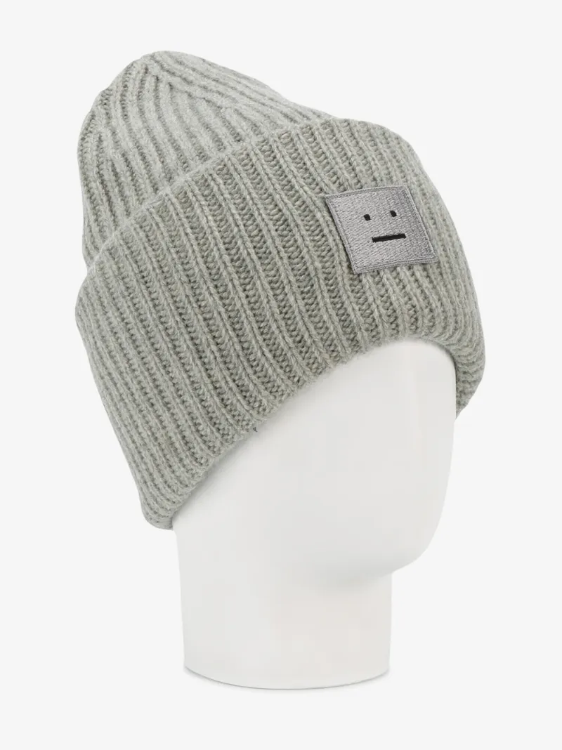Acne Studios Pansy H ribbed beanie