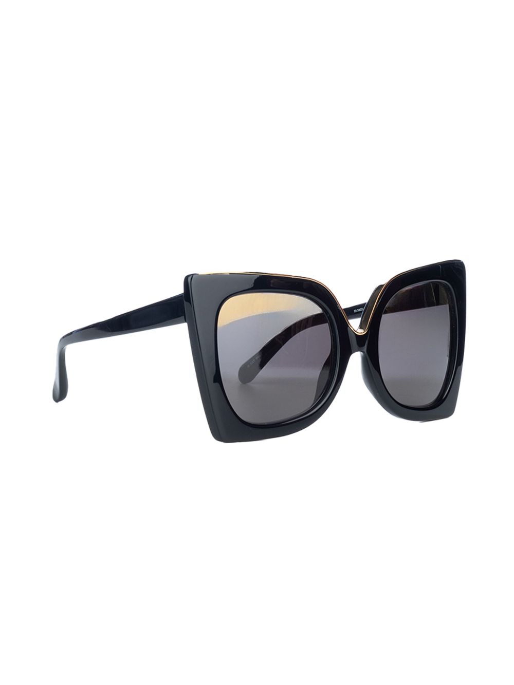 Linda Farrow No . 21 oversized sunglasses - Zwart