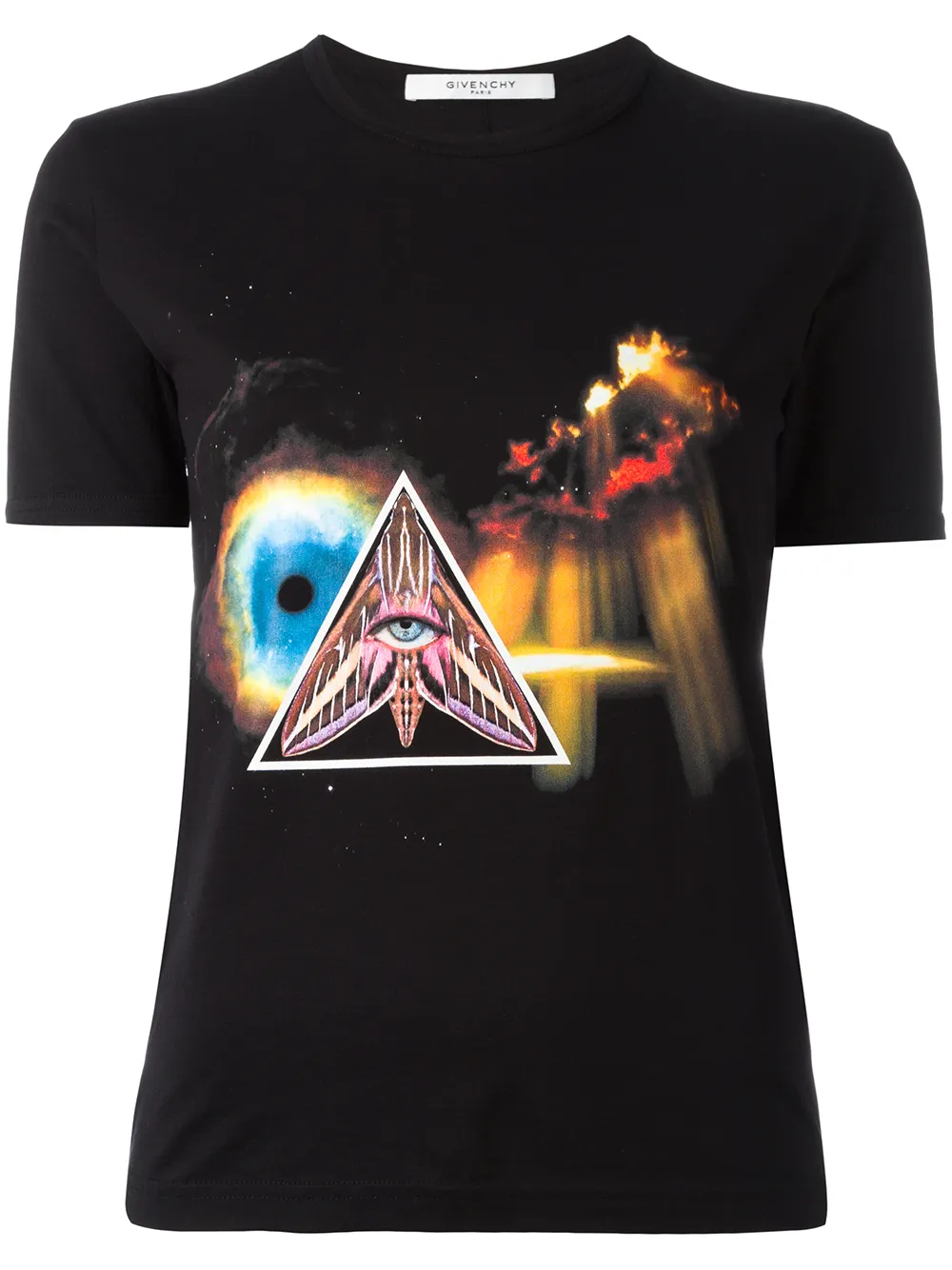 Givenchy T-Shirt mit "Iconic Eye"-Print - Schwarz