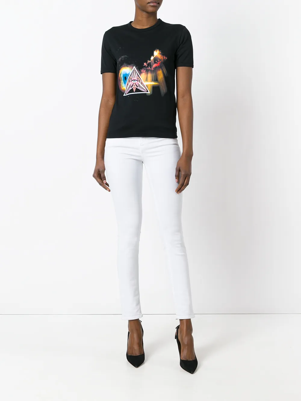 Givenchy Iconic Eye printed T-shirt Zwart
