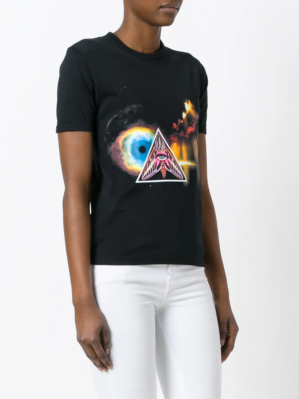 Givenchy Iconic Eye printed T-shirt Zwart