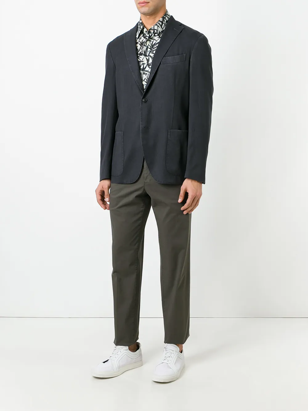 Boglioli two button blazer Zwart
