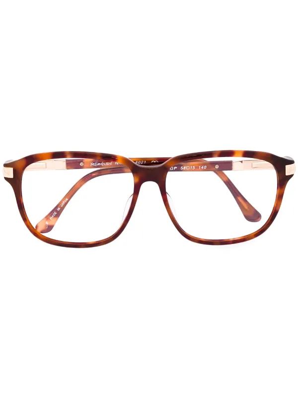 Yves Saint Laurent Pre-Owned Occhiali Da Vista Rettangolari - Farfetch