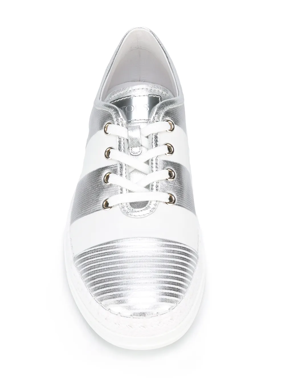 Tod's striped sneakers Wit